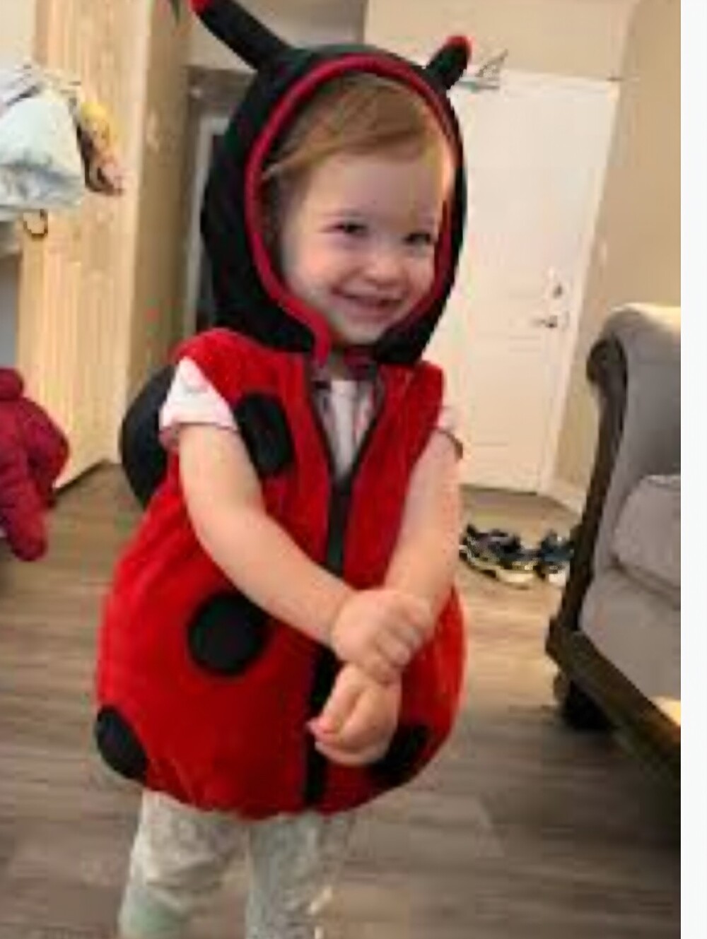 Fun Of A Kind Lady Bug Onesie Costume, 12-18M, RN#75343🐞